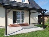 Pergola u domu 25 | Dřevěné pergoly u domu